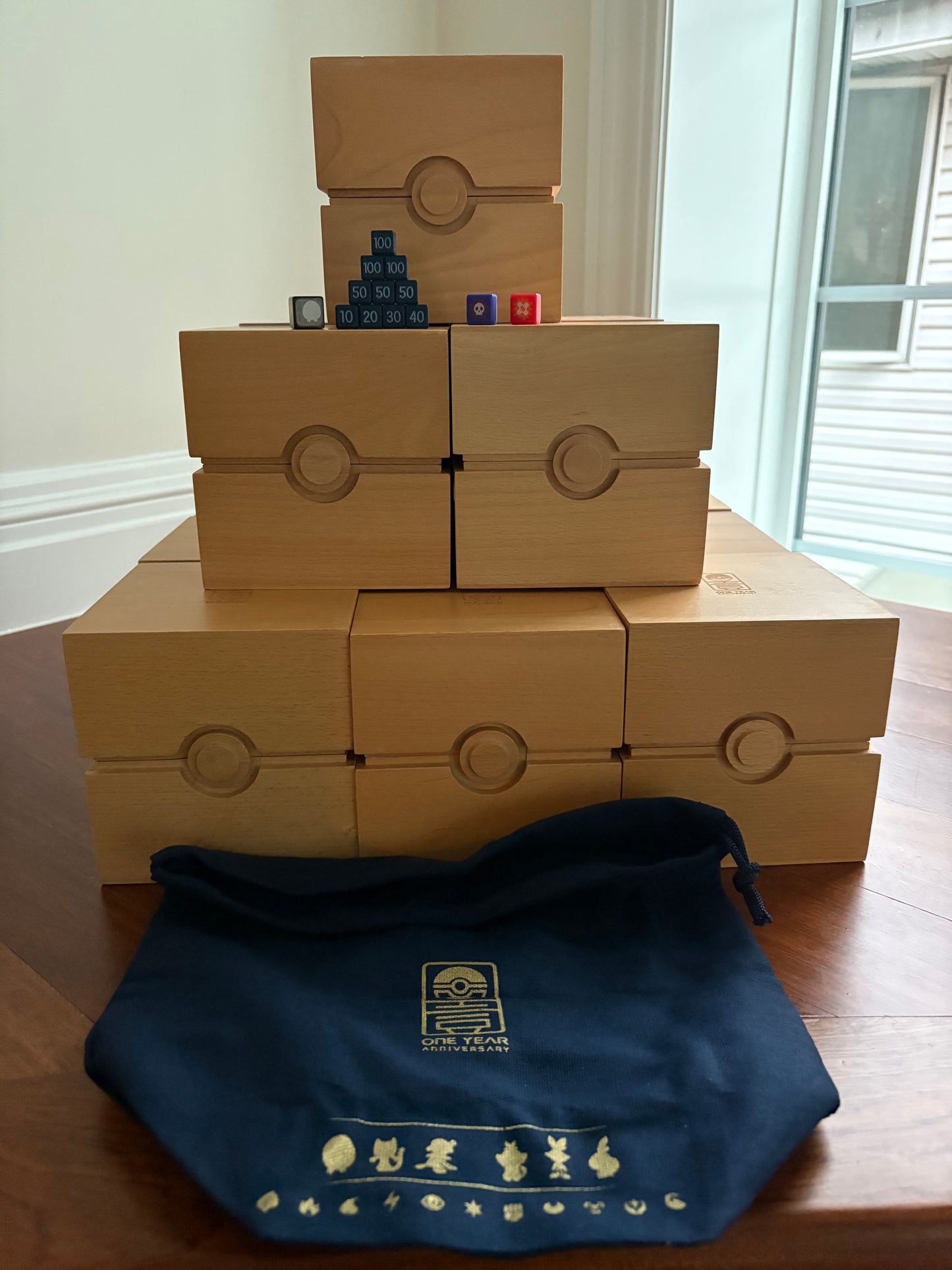 Chinese 1 Year Anniversary Exclusive - Wooden deck box