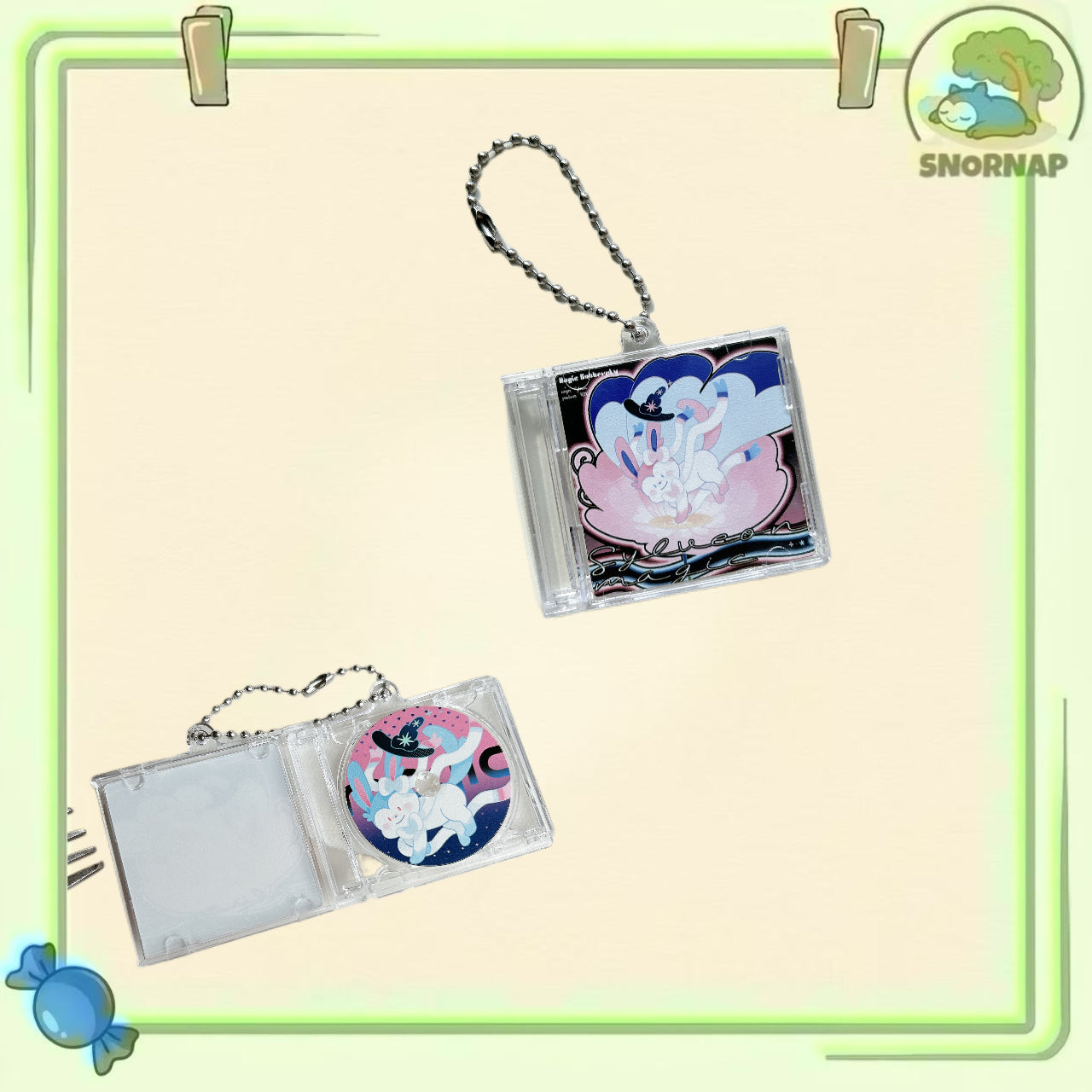 Sylveon album Acrylic Keychain