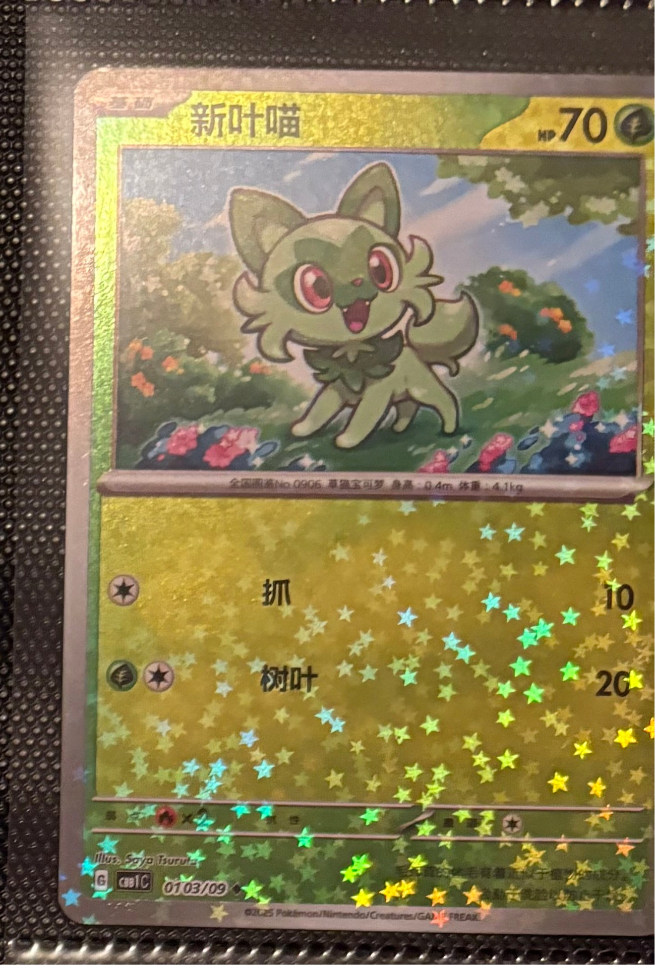 Gemstone vol 1 Horizon Sprigatito "Finish Your Master Set" - Chinese Single Card
