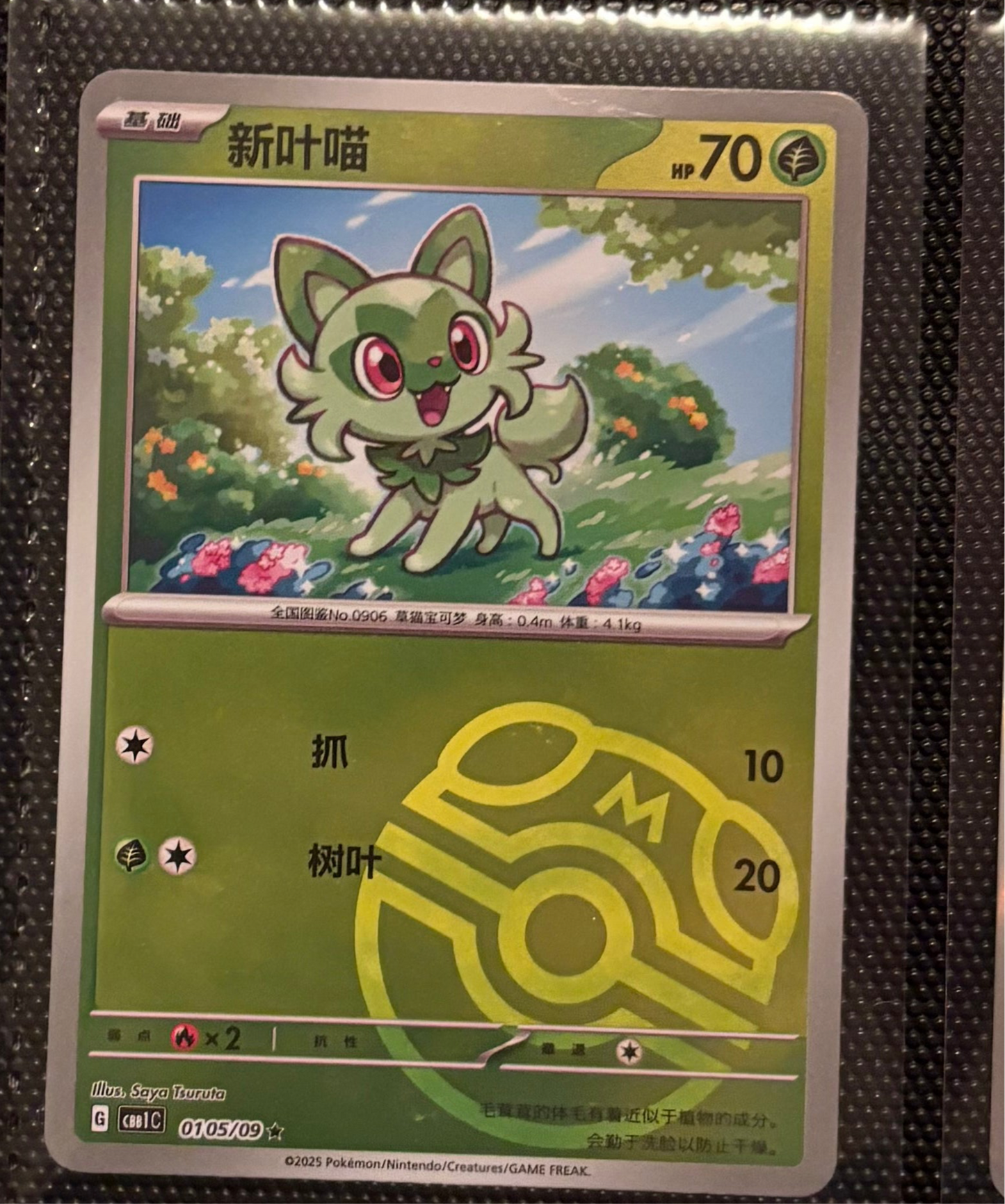 Gemstone vol 1 Horizon Sprigatito "Finish Your Master Set" - Chinese Single Card