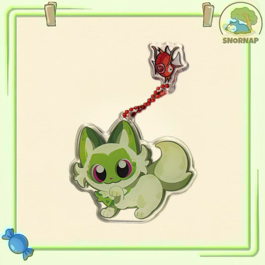Sprigatito Acrylic Keychain