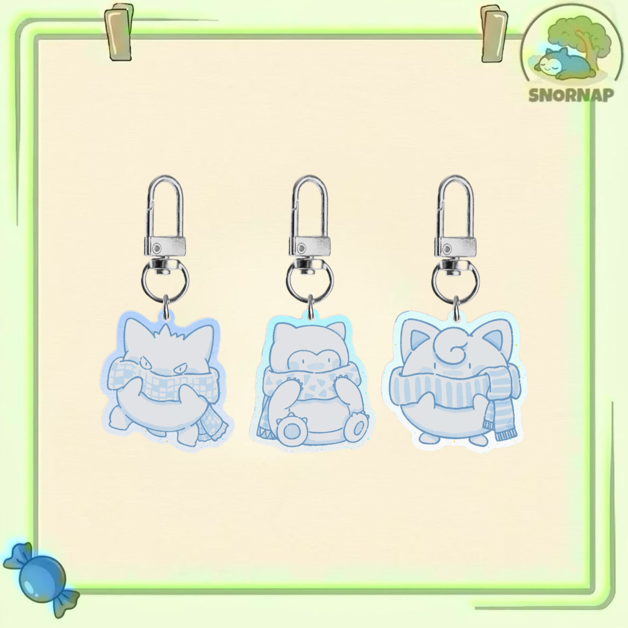 Winter Acrylic Keychain