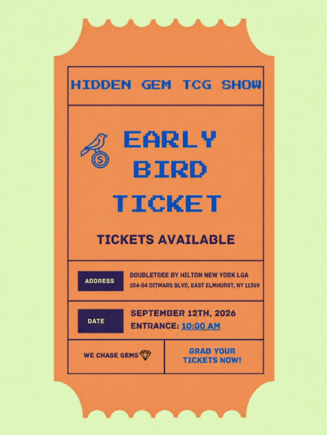 Early Bird（9/12）